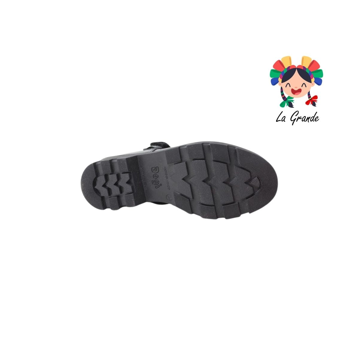 2830 DOGI Negro Charol Zapato Escolar para Dama