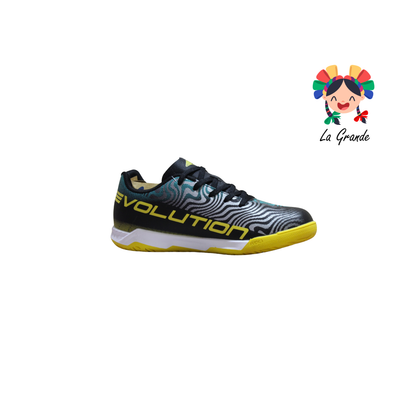 2401 JOMA Indoor Black Napa Tenis de Futbol para Joven