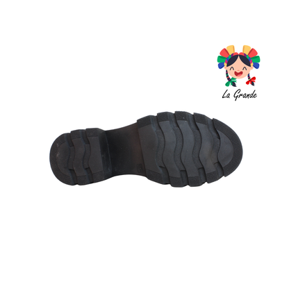 709 YUL Negro Piel Bota para Dama