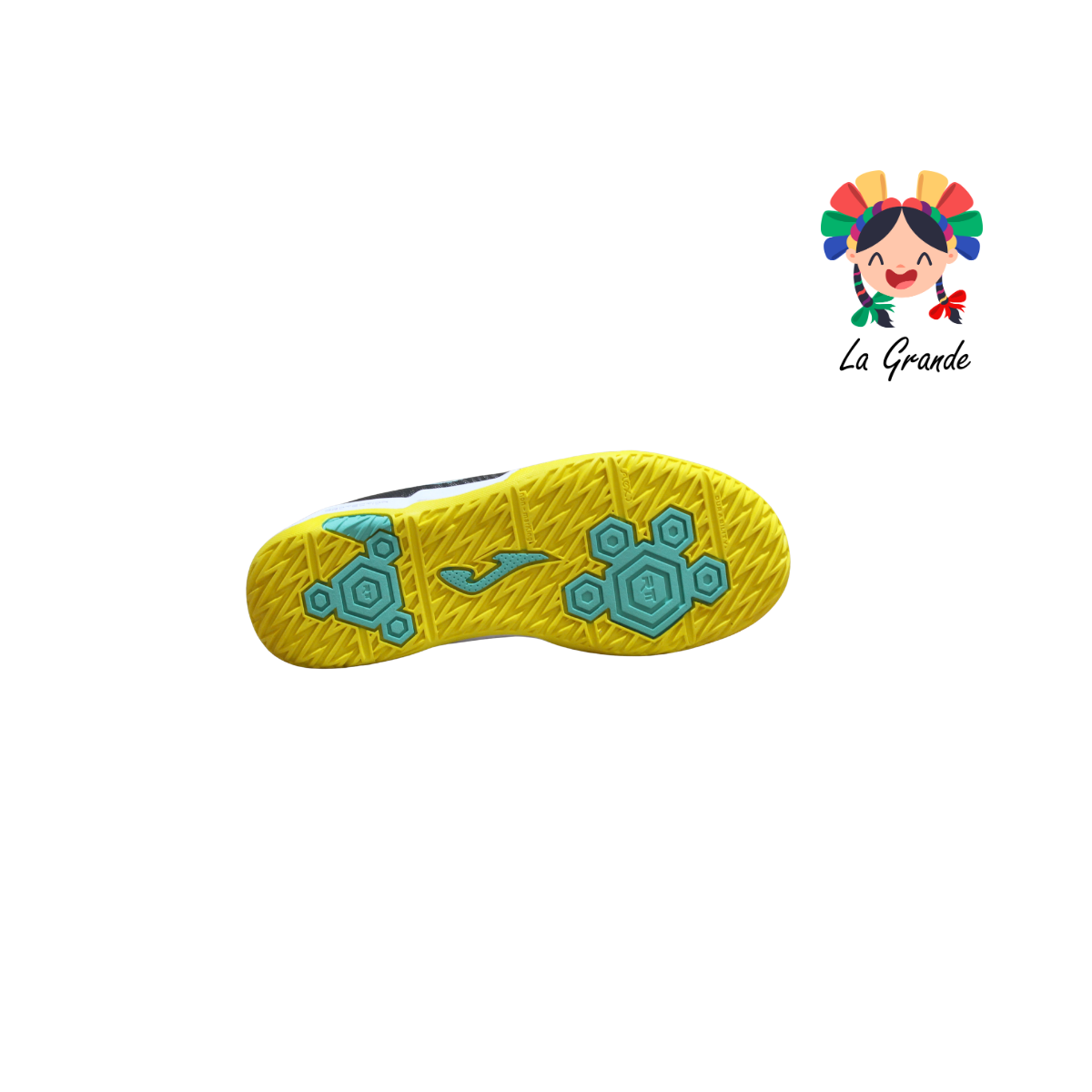 2401 JOMA Indoor Black Napa Tenis de Futbol para Joven