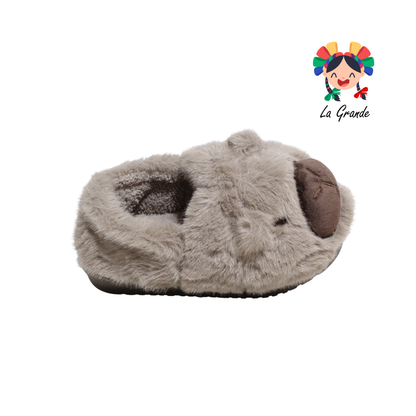 SJT-00141 MT Multicolor Capy Pantufla Afelpada para Niña y Niño