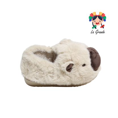 SJT-00141 MT Multicolor Capy Pantufla Afelpada para Niña y Niño