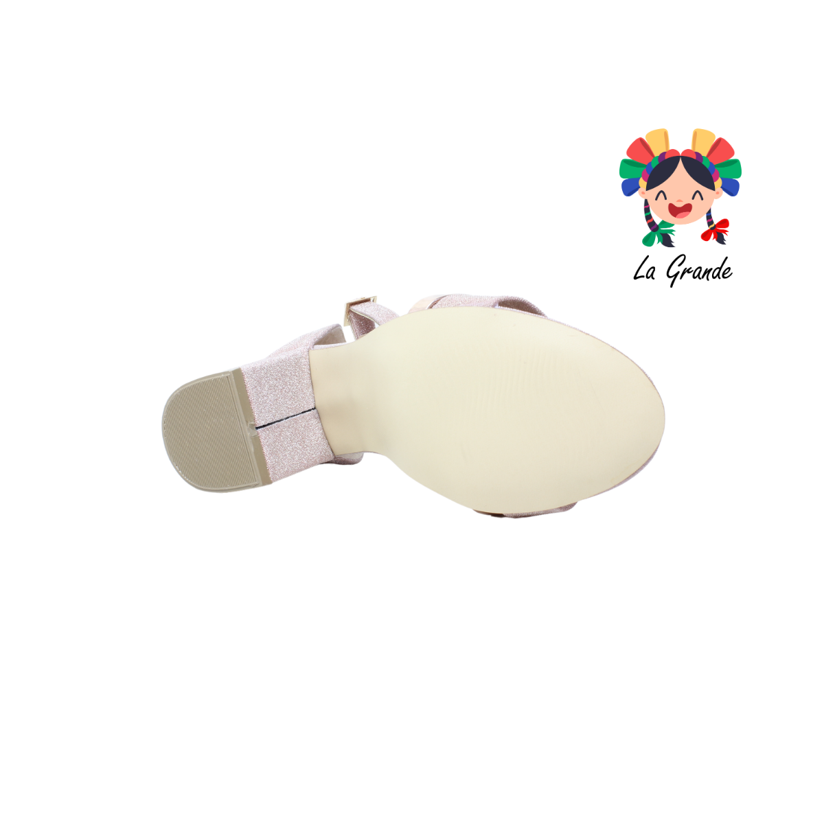 1165 KAROLINE Oro Rosa Persa Zapatilla para Dama
