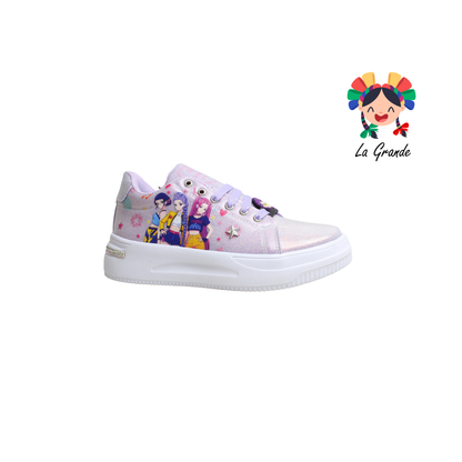 T506-2 DANIELS Lila Lumino Tenis Casual para Dama