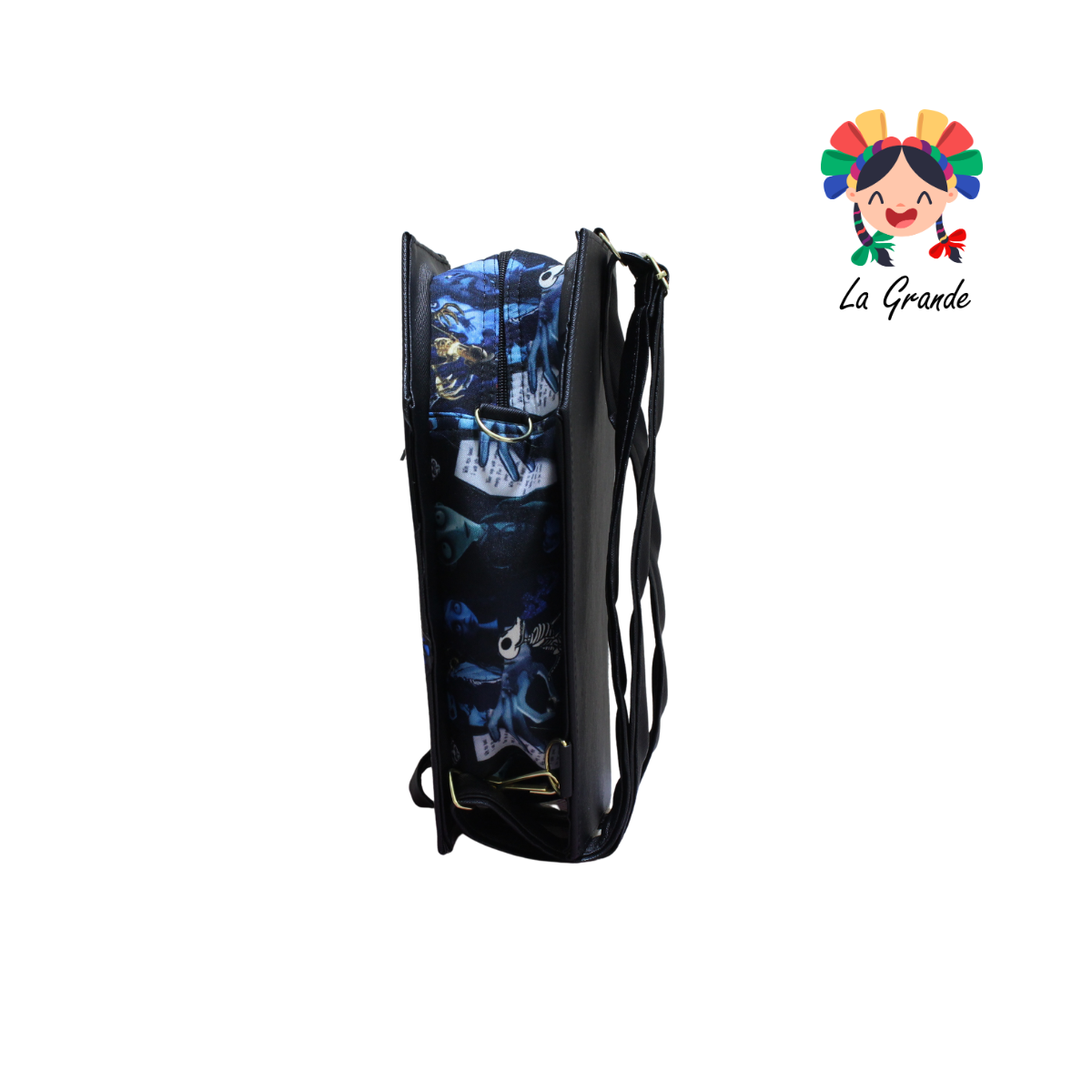 012 Eternidad LUCCIANA Ngo Bco Azul Bolsa Ataúd Casual para Niña y Dama