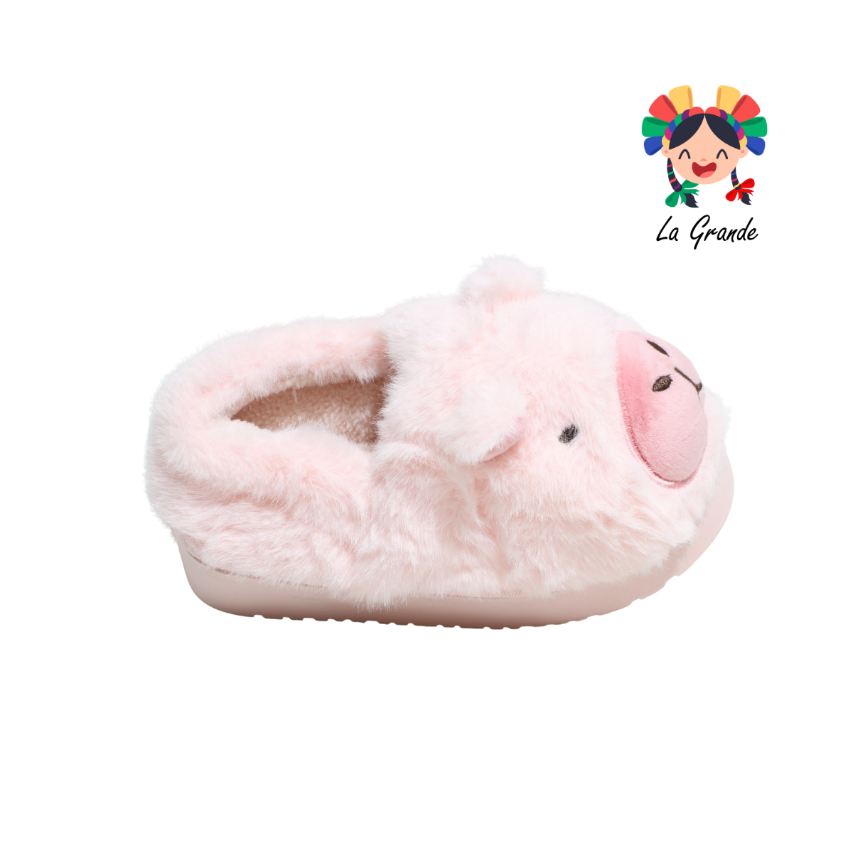 SJT-00141 MT Multicolor Capy Pantufla Afelpada para Niña y Niño