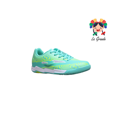 2415 JOMA Indoor Turquoise Napa Tenis de Futbol para Joven