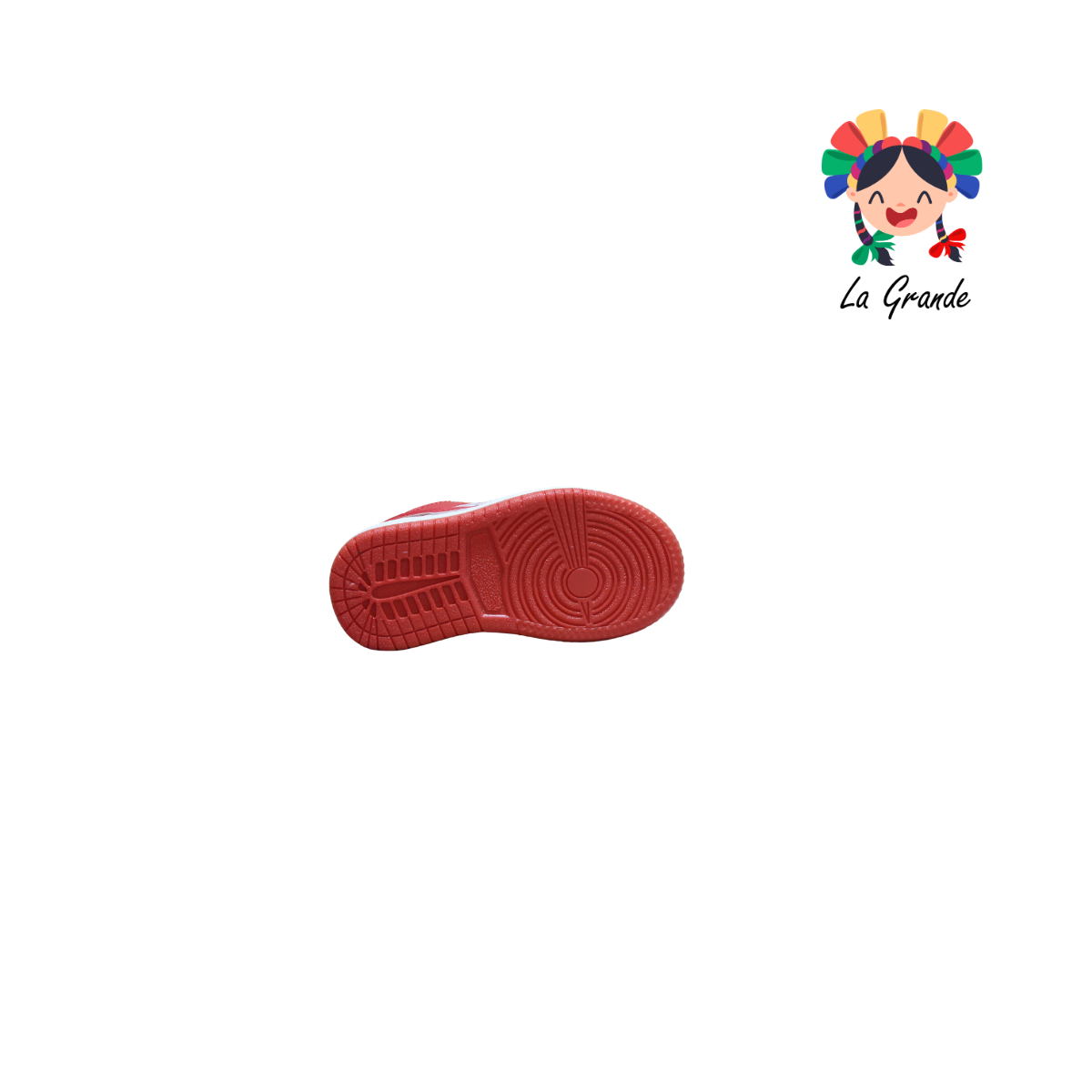 1000 JAG SPORT Blanco Rojo sintético Tenis Casual para Bebé