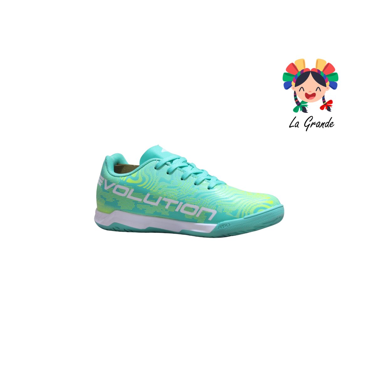 2415 JOMA Indoor Turquoise Napa Tenis de Futbol para Joven