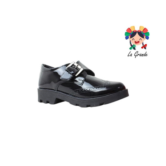 2894 DOGI Negro Charol Zapato Escolar para Dama