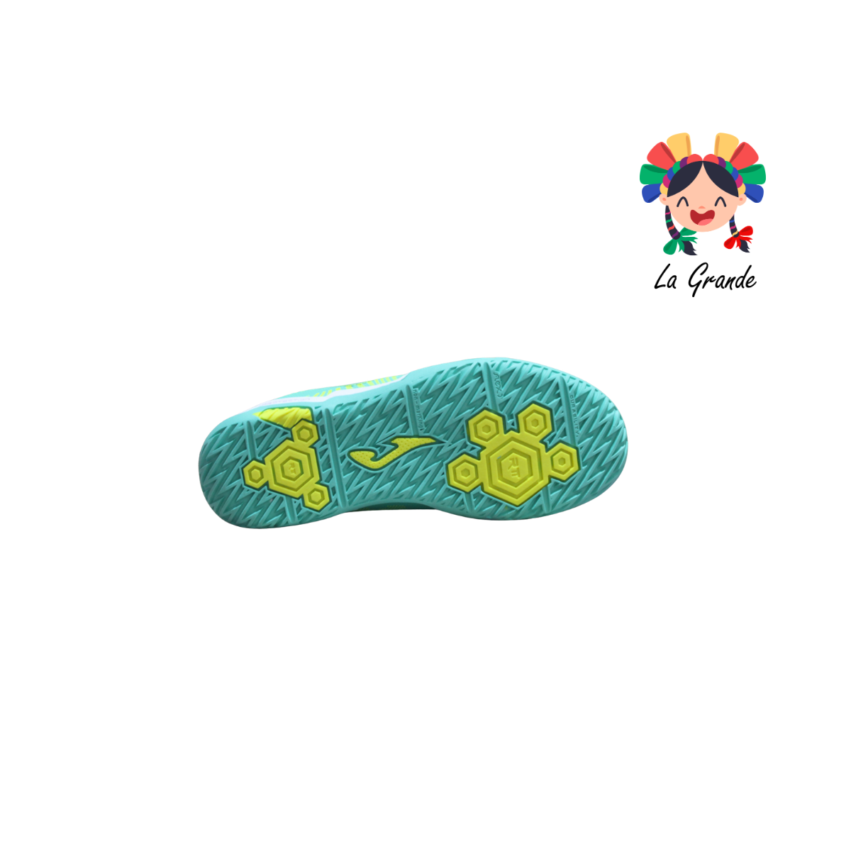 2415 JOMA Indoor Turquoise Napa Tenis de Futbol para Joven