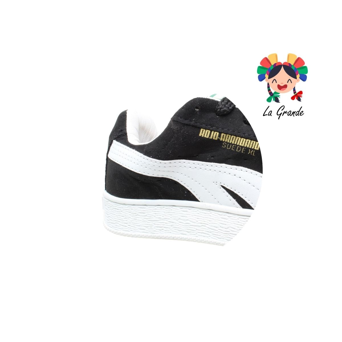 924 ROJO ARANDANO Negro Blanco Tenis Casual para Joven y Caballero