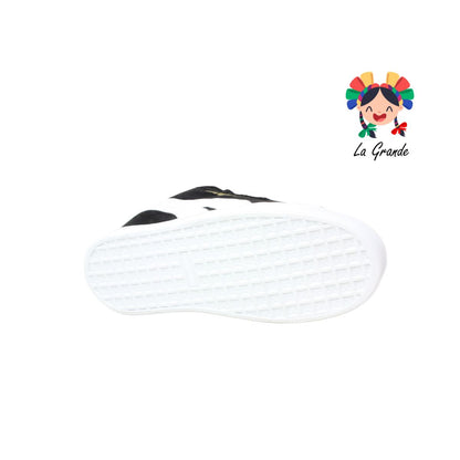 924 ROJO ARANDANO Negro Blanco Tenis Casual para Joven y Caballero