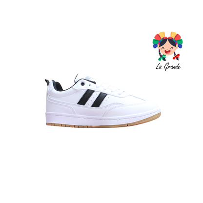 548 APT Blanco Negro Tenis Casual para Dama y Joven