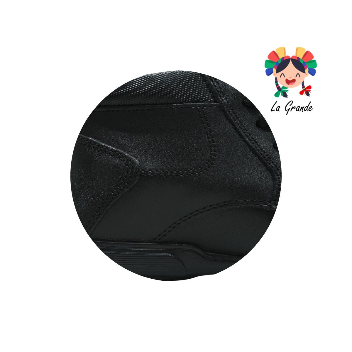 29020 YUYIN Negro Zapato Escolar para Niño