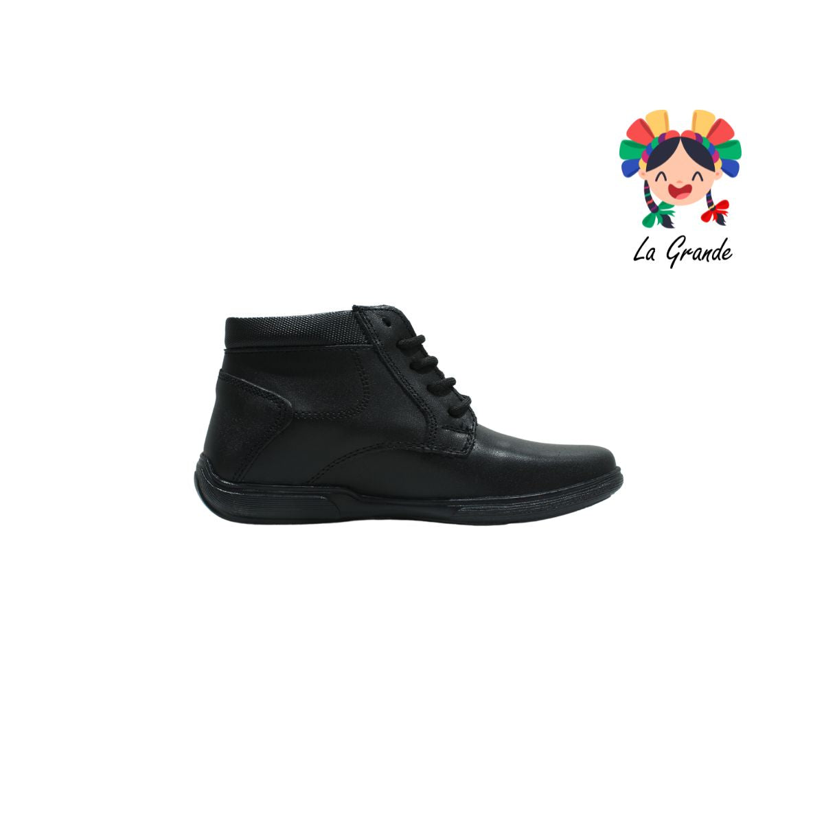 29020 YUYIN Negro Zapato Escolar para Niño