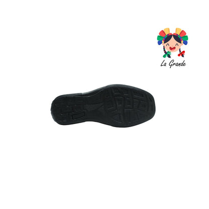 29020 YUYIN Negro Zapato Escolar para Niño