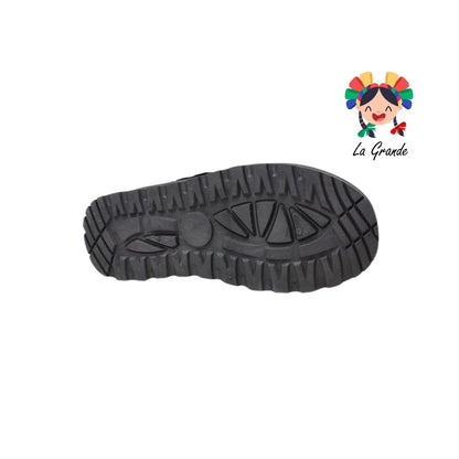 2908 PINK Negro Bota con Peluche para Dama
