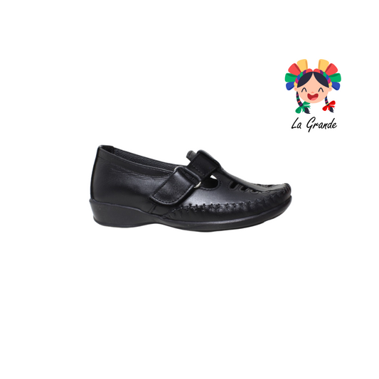 291 KARLE Negro Piel Mocasín Casual para Dama