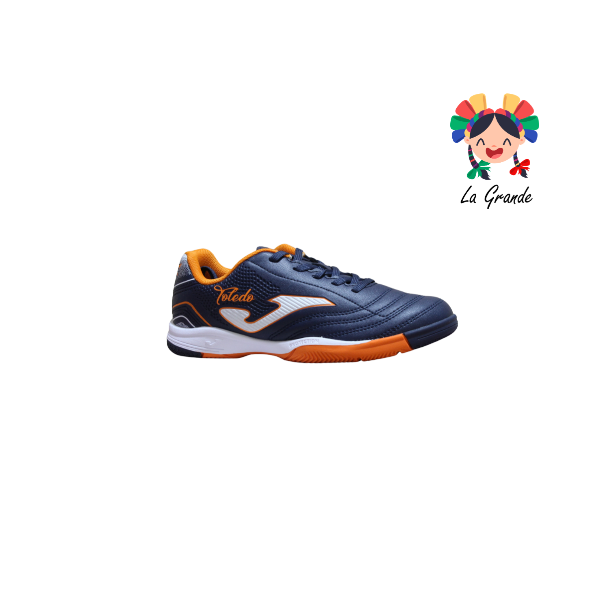 2503 JOMA Navy Blue Napa Tenis de Futbol para Joven