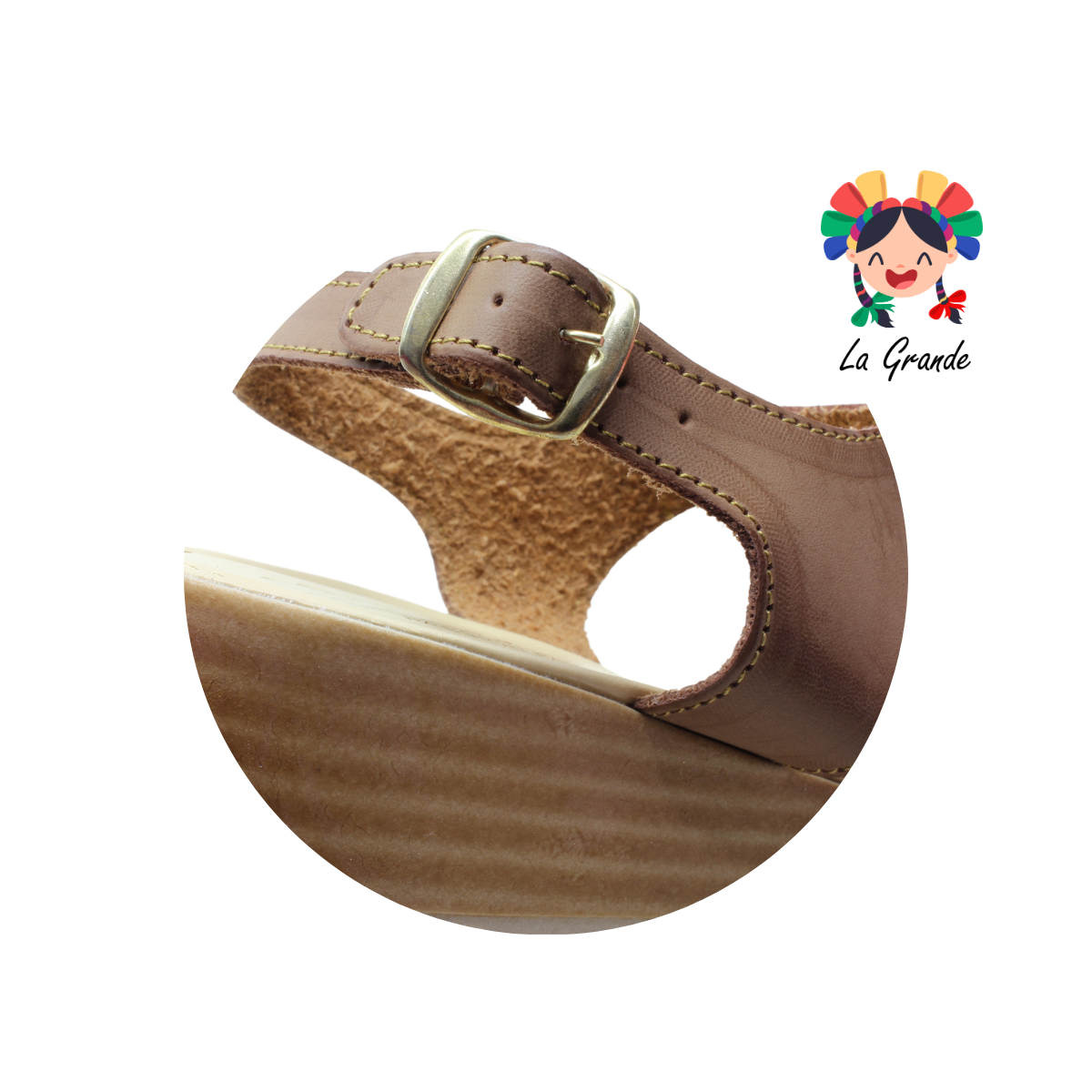 851 LADY MARY Adobe Huarache Casual para Dama