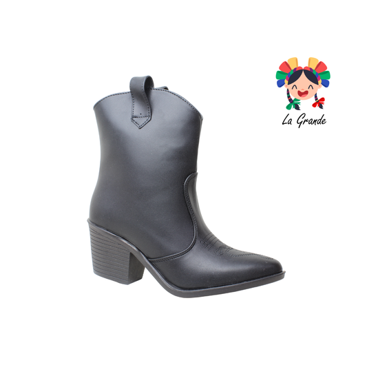 7090 D'COVA Negro Nairobi Bota Vaquera para Dama