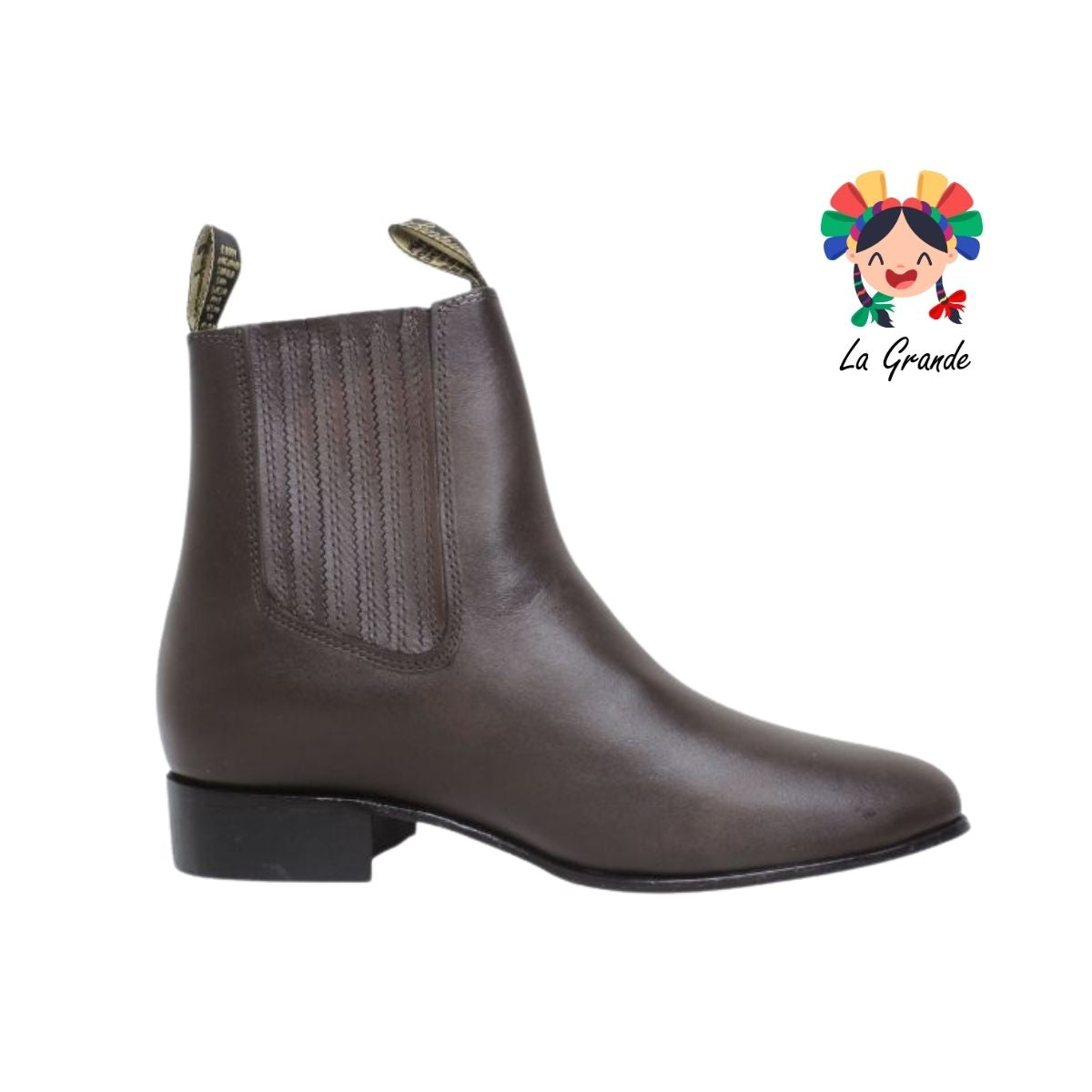 99 RELAMPAGO Chocolate Piel Bota Casual para Caballero