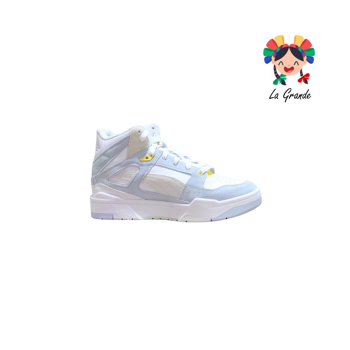SLIPSTREAM HI-PM Bco Azul Pastel Tenis Casual Importado Original para Dama y Joven