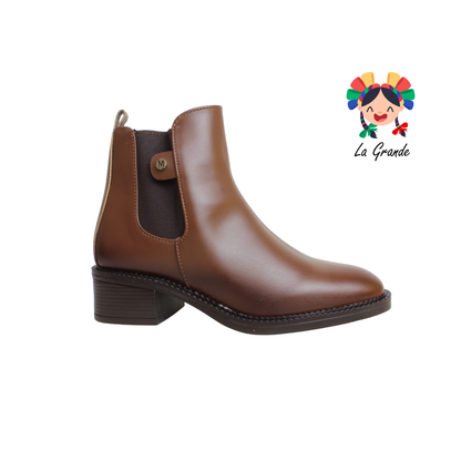 8202 MODEL´S Cognac Bota Casual para Dama