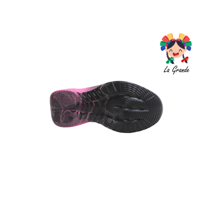 352 BOX X Negro Fiusha Tenis Deportivo para Dama