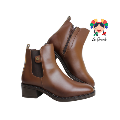 8202 MODEL´S Cognac Bota Casual para Dama