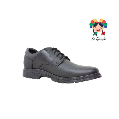 8807 CUSTOM Negro Negro Atanado Sint Zapato Casual para Caballero