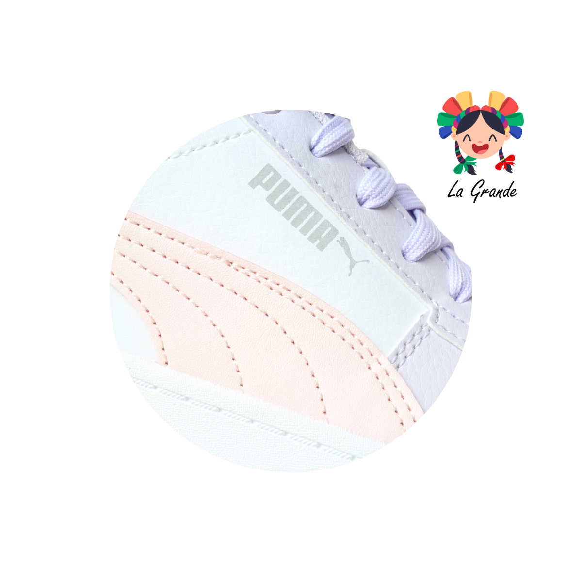 Caven 2.0 PUMA Bco Rosa Lavanda Tenis Importados Originales para Dama