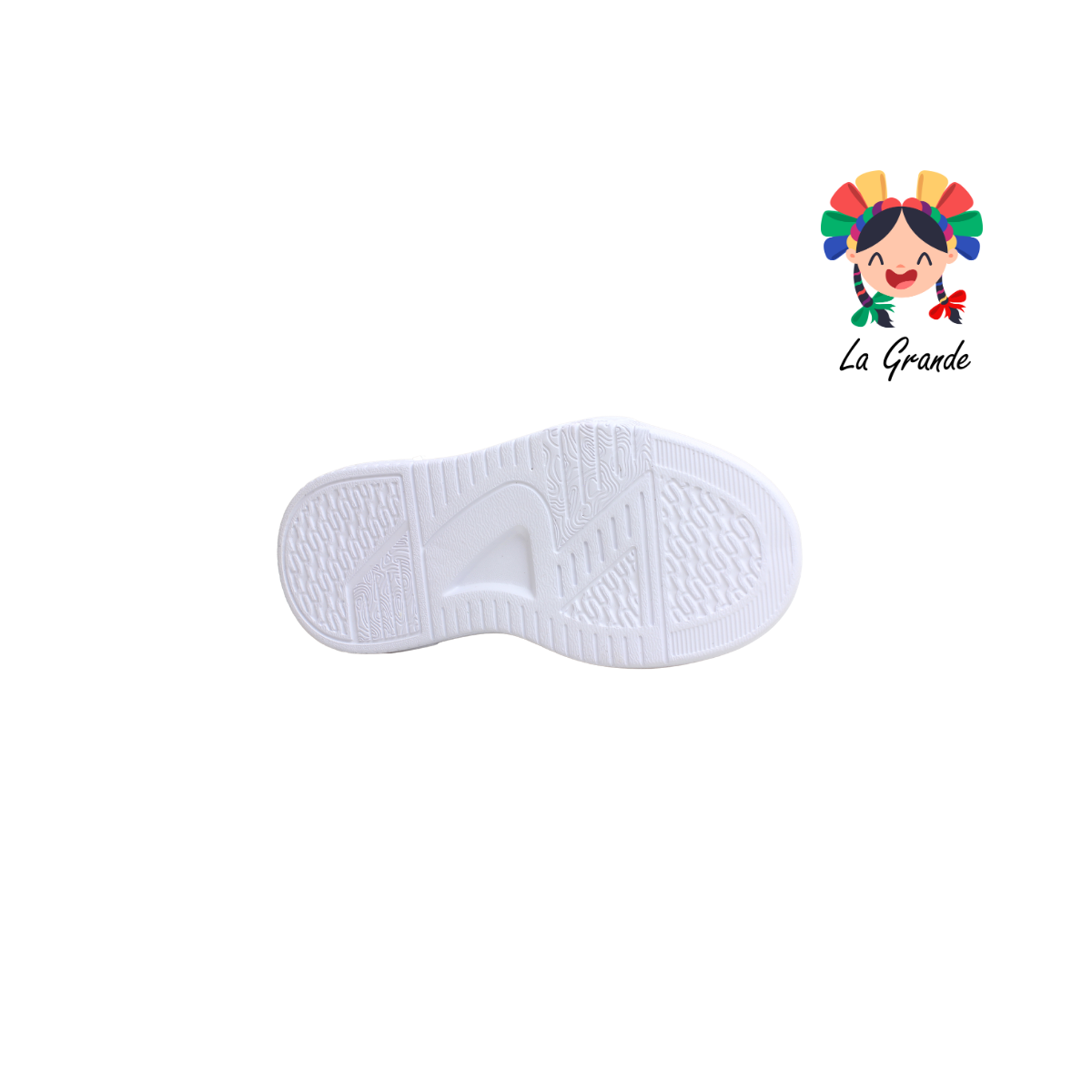 T3-02 DANIELS Blanco Lila Lumino Tenis Casual para Niña