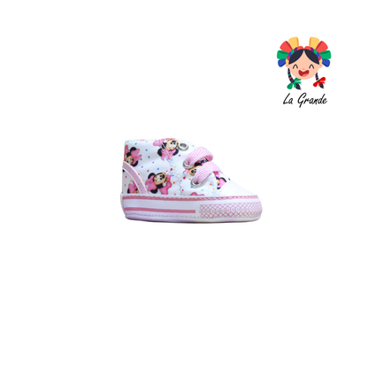 684 PEKE KIDS Minie Rosa Sintético Tenis Casual para Bebé