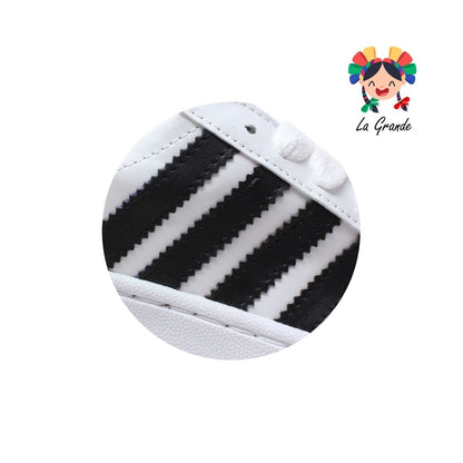 3.0 CHISTORIN Blanco Negro Sint Tenis Casual para Niña, Niño, Dama y Joven