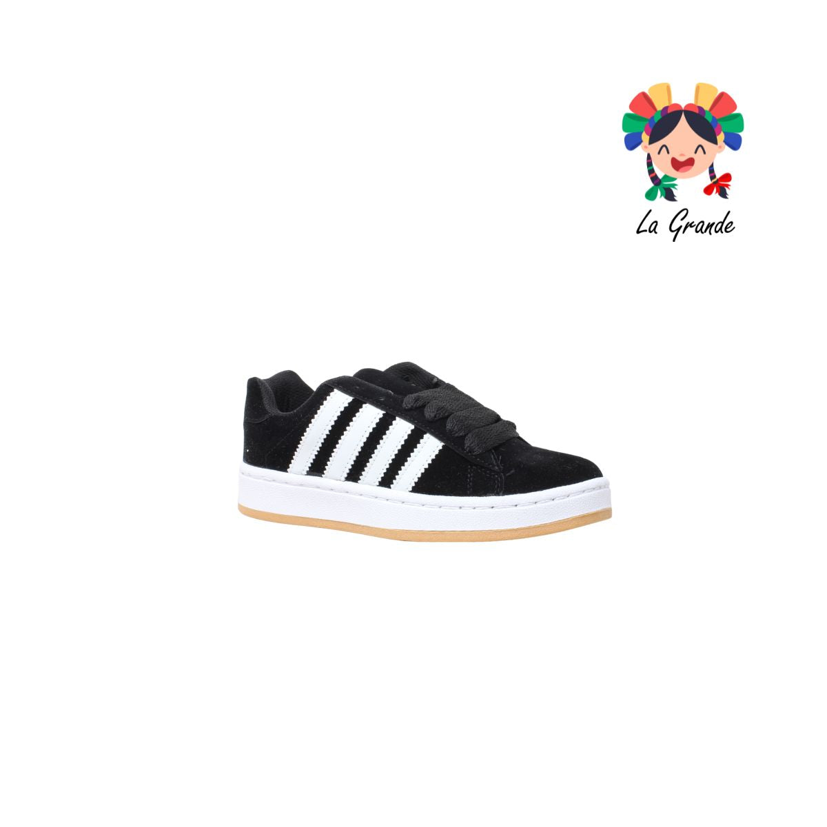 3.0 CHISTORIN Negro Blanco Textil Sint Tenis Casual para Niña, Niño, Dama y Joven