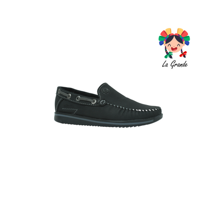 3008 CUSTOM Negro Gris Sint Zapato Casual para Bebé, Niño y Caballero