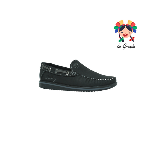 3008 CUSTOM Negro Gris Sint Zapato Casual para Bebé, Niño y Caballero