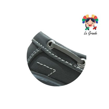 3008 CUSTOM Negro Gris Sint Zapato Casual para Bebé, Niño y Caballero