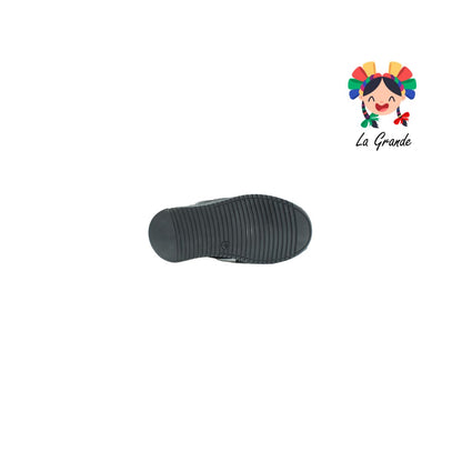 3008 CUSTOM Negro Gris Sint Zapato Casual para Bebé, Niño y Caballero
