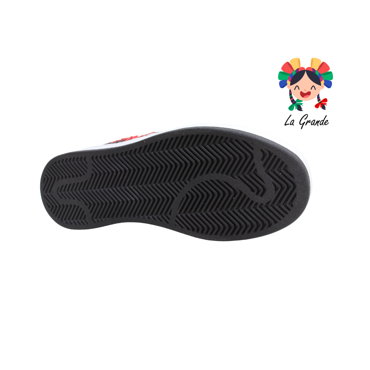 300 WALKQUIR Bco Ngo Rojo Sint Tenis Casual para Niño y Caballero