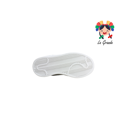 300 WALKQUIR Blanco Blanco Tenis Casual para Niña, Niño, Dama, Joven y Caballero