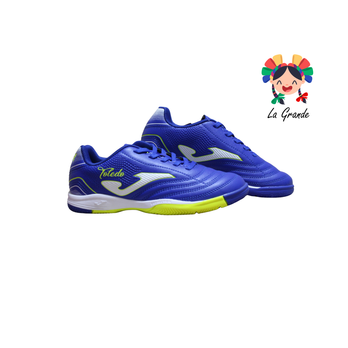 2504 JOMA Royal Blue Napa Tenis de Futbol para Joven