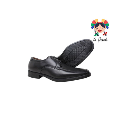 3011 PARRANDAS 3Mil Negro Piel de Borrego Zapato de Vestir Confort para Caballero