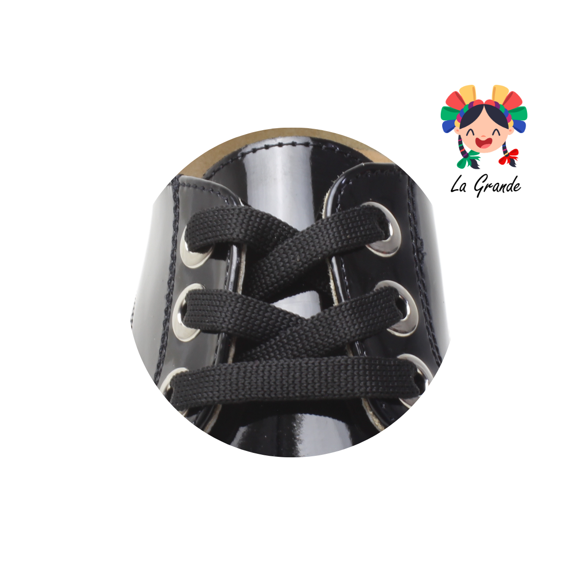 3018 BAMBINO Negro Zapato Escolar para Dama