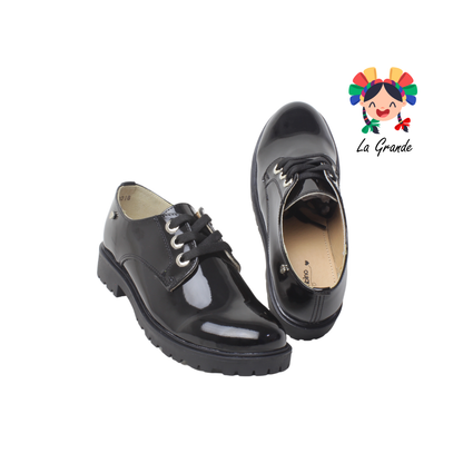 3018 BAMBINO Negro Zapato Escolar para Dama