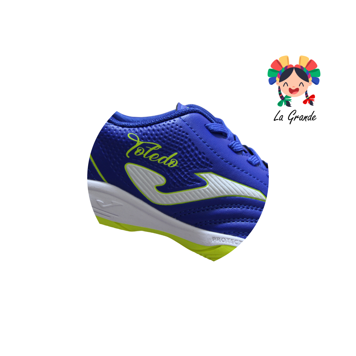 2504 JOMA Royal Blue Napa Tenis de Futbol para Joven