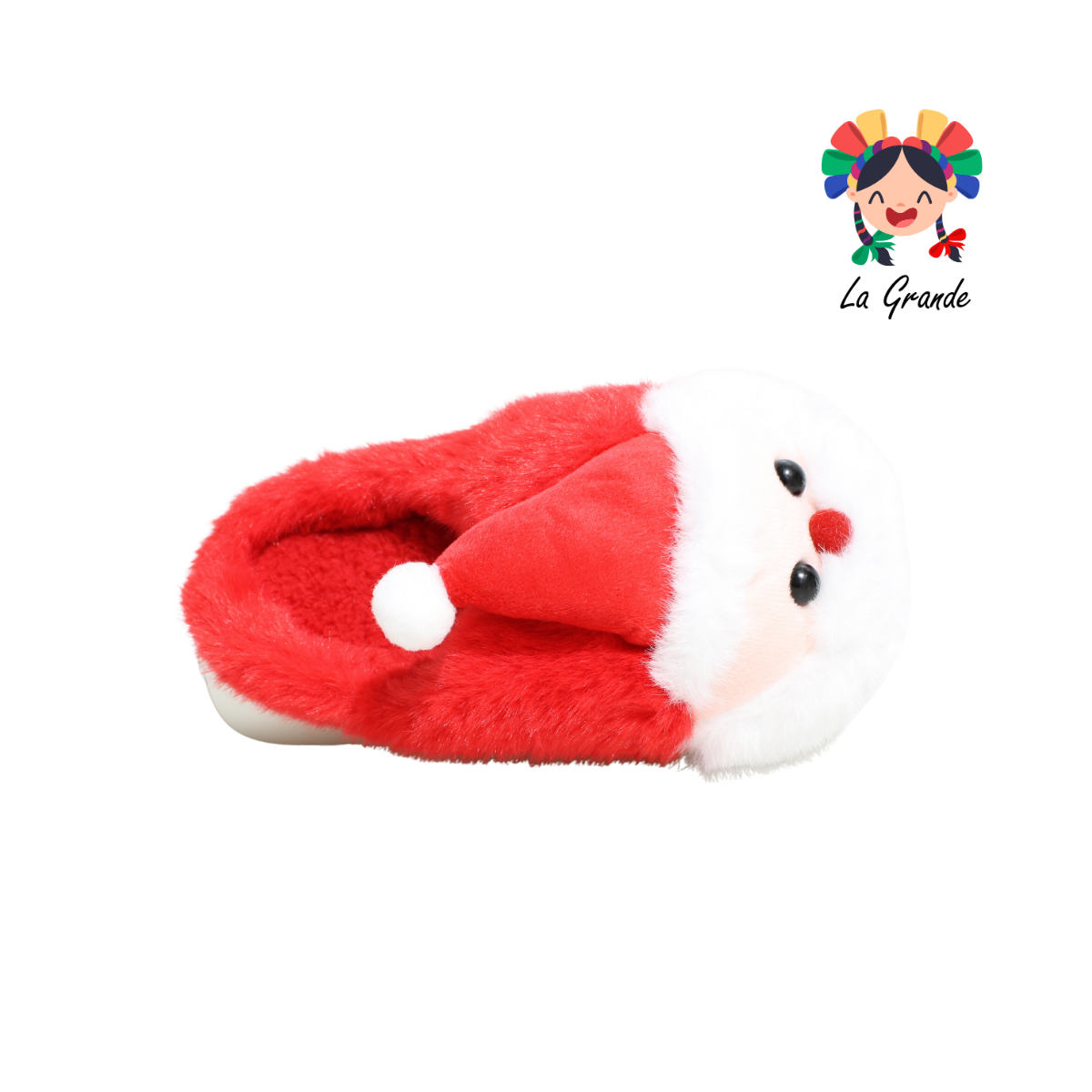 HH-00317 MT Multicolor Santa Pantufla Afelpada para Niña y Niño