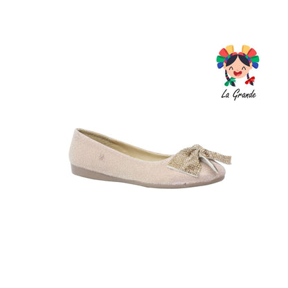 3035 YUL Oro Balerina con Pedrería para Dama